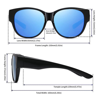 Ladies Fit Overs: Chic UV Protection Over Your Glasses